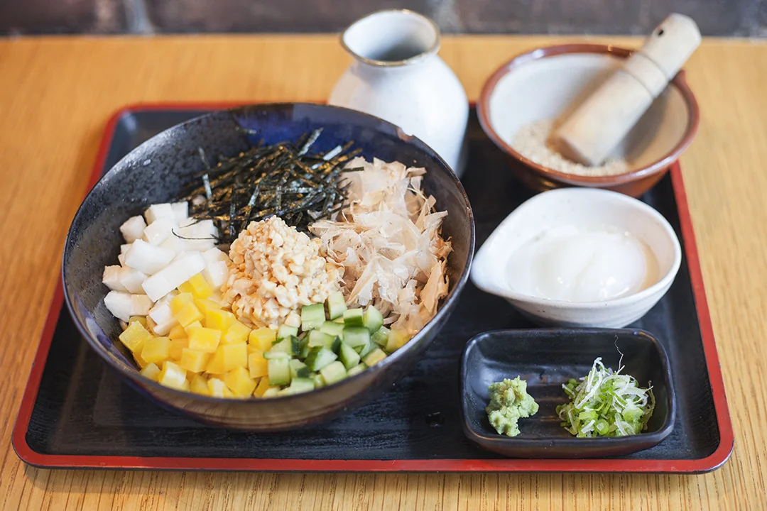 Chilled / Cold Soba noodle & rich flavored refreshing sauce or